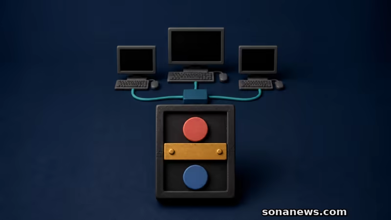 管理対象PCと、利用者・管理者の権限境界を修正板で塞ぐ概念模型