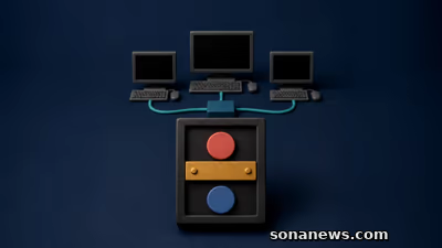 管理対象PCと、利用者・管理者の権限境界を修正板で塞ぐ概念模型