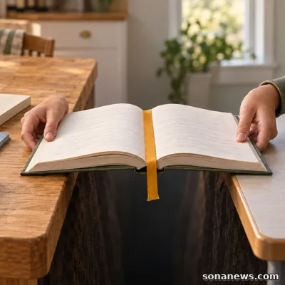 Tienerhanden leggen een open boek als brug tussen thuis en school, symbool voor leesvaardigheid na PISA 2025.